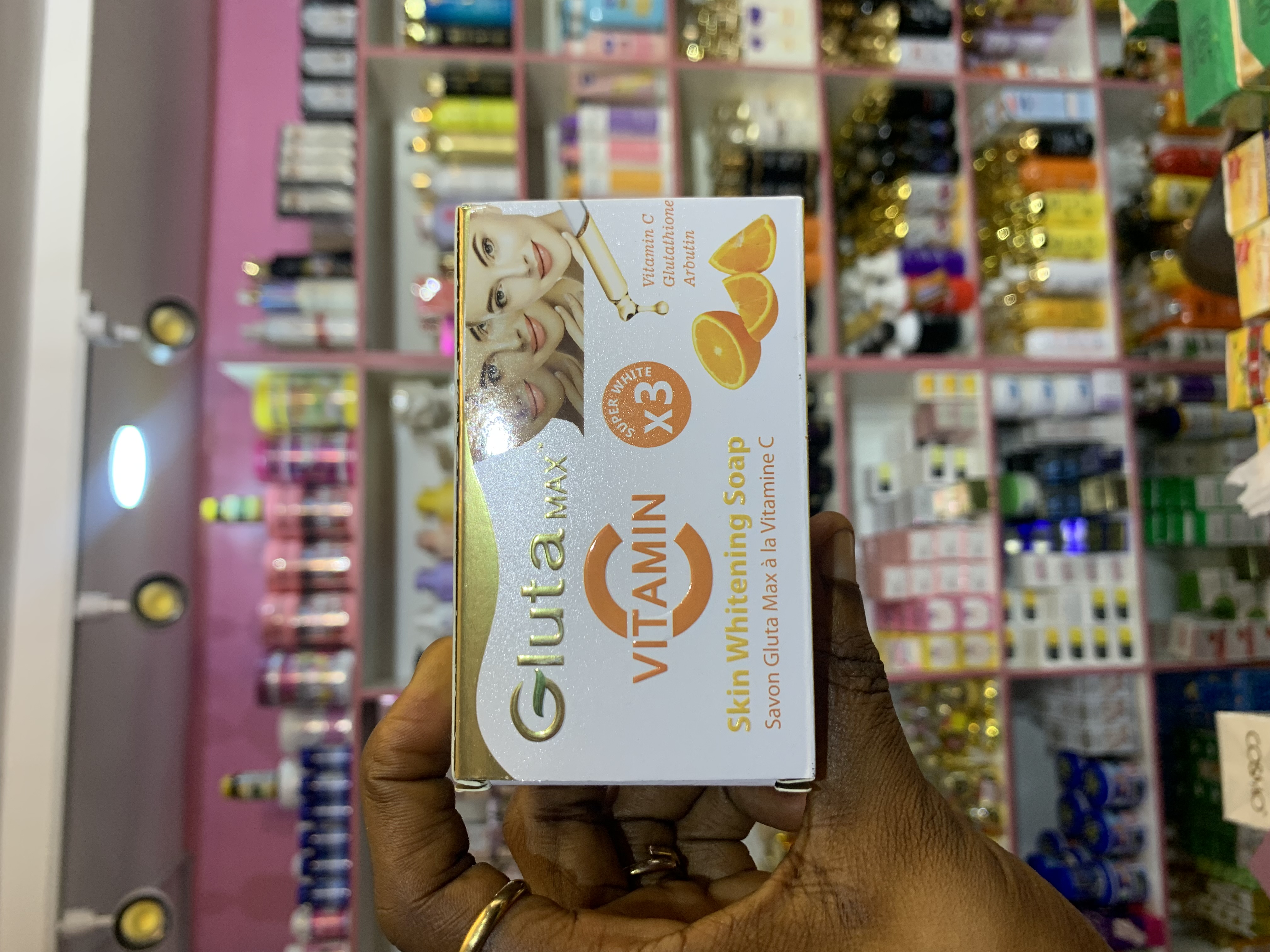 Gluta max vitamin c face soap