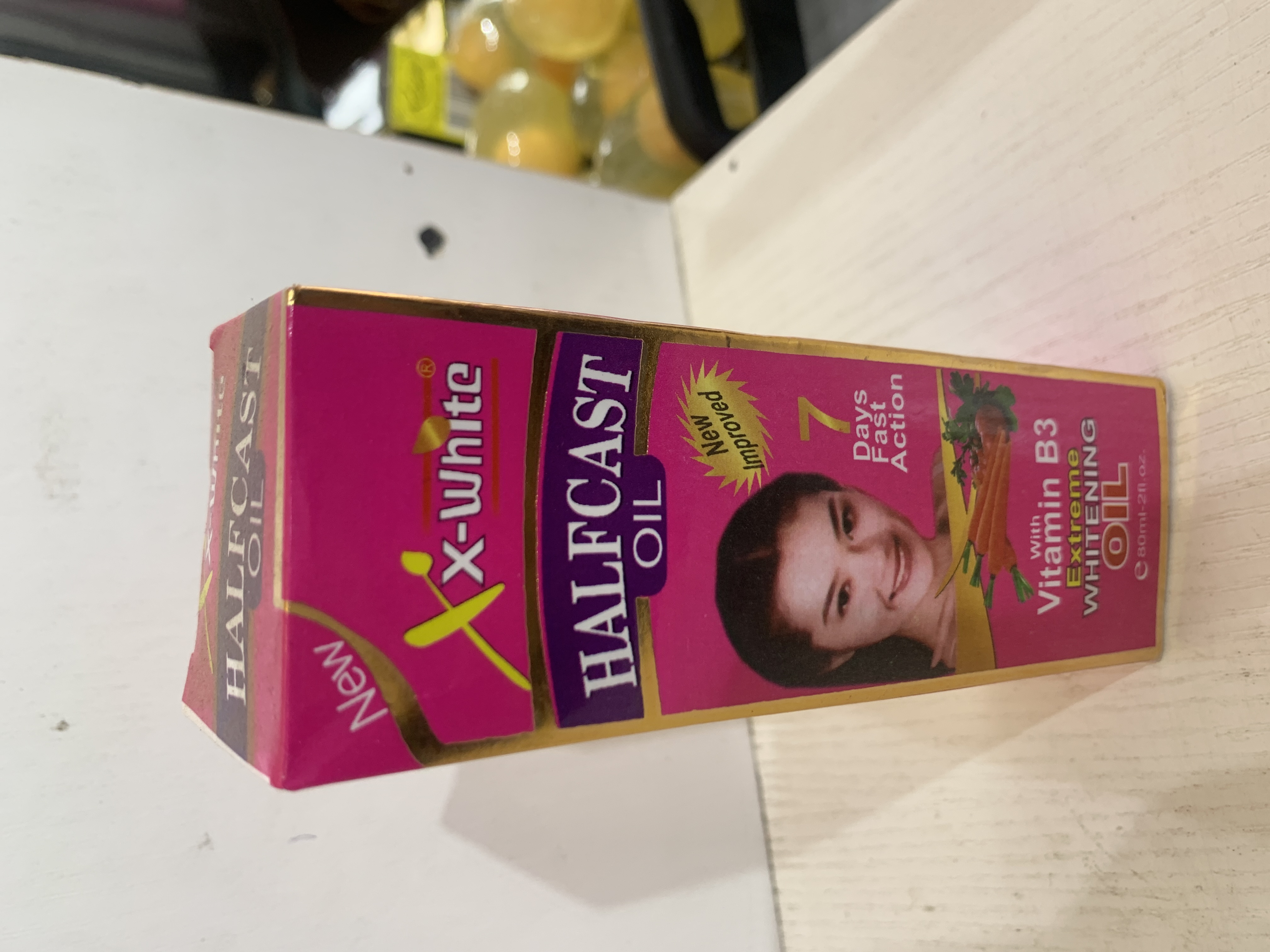 Xx-white halfcast oil