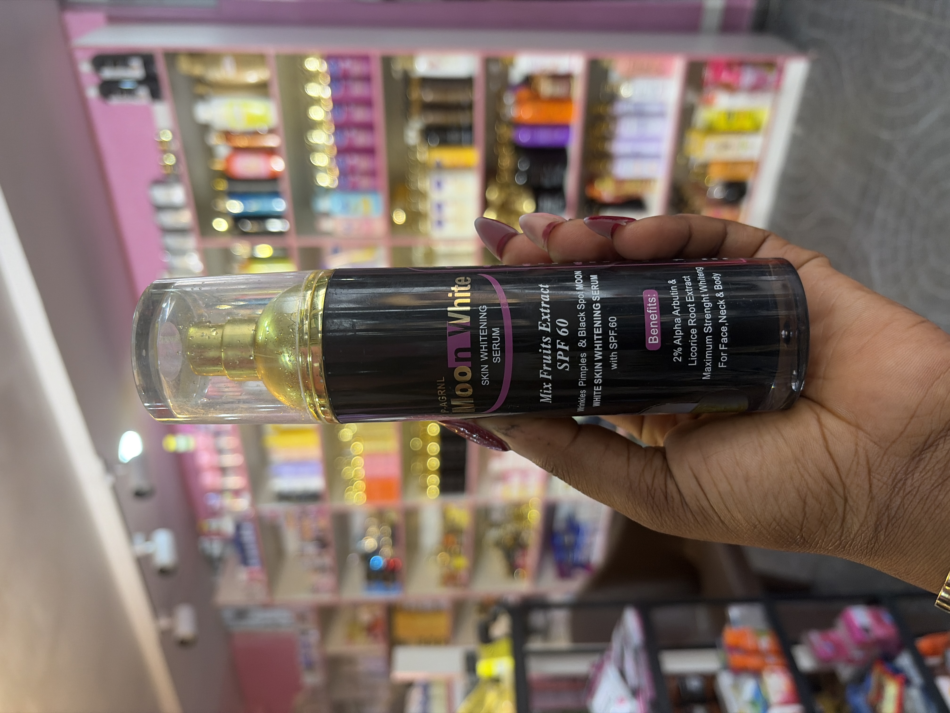 Moon White Body Oil (Black)