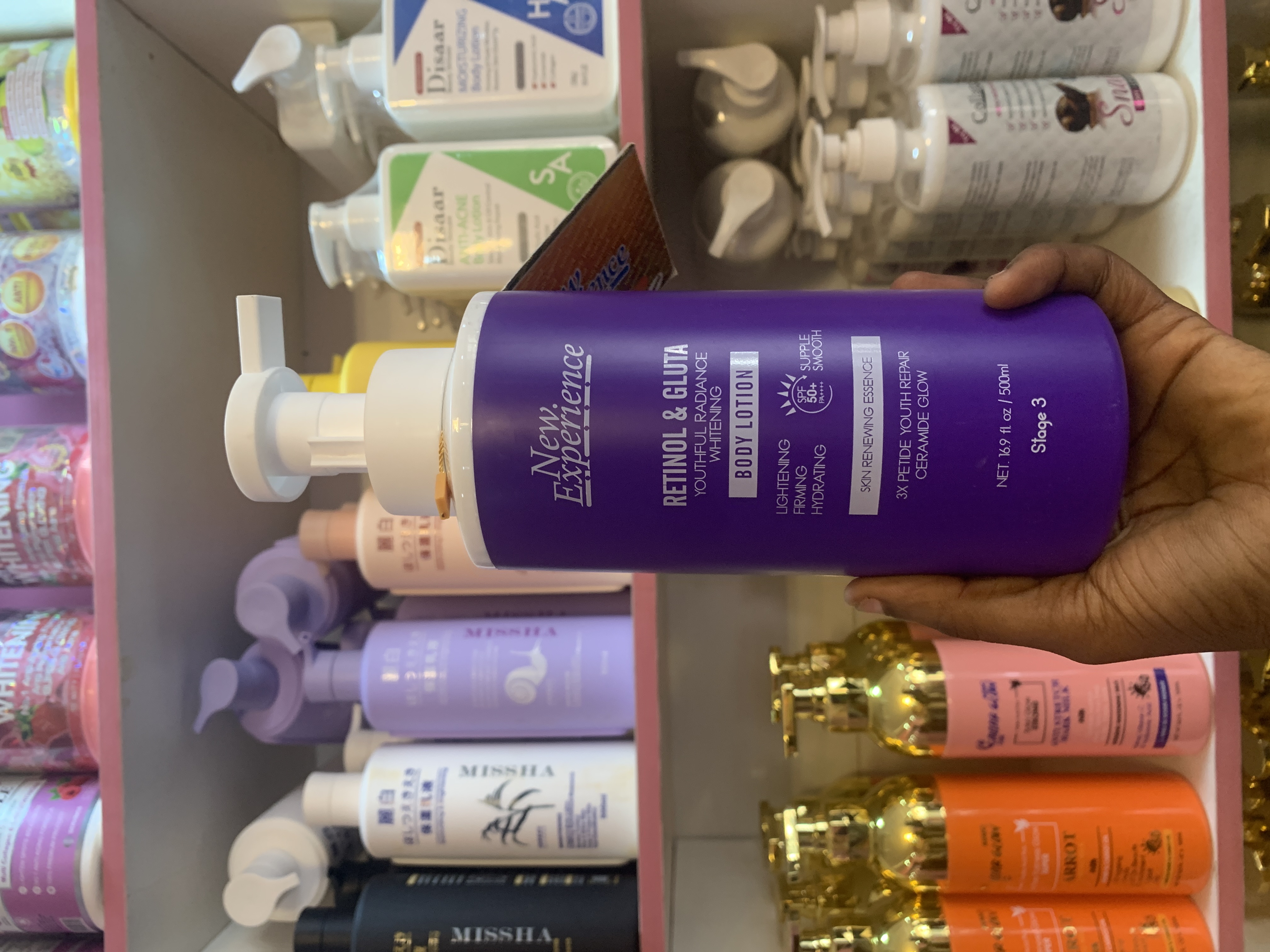 New Experience Retinol and Gluta lotion