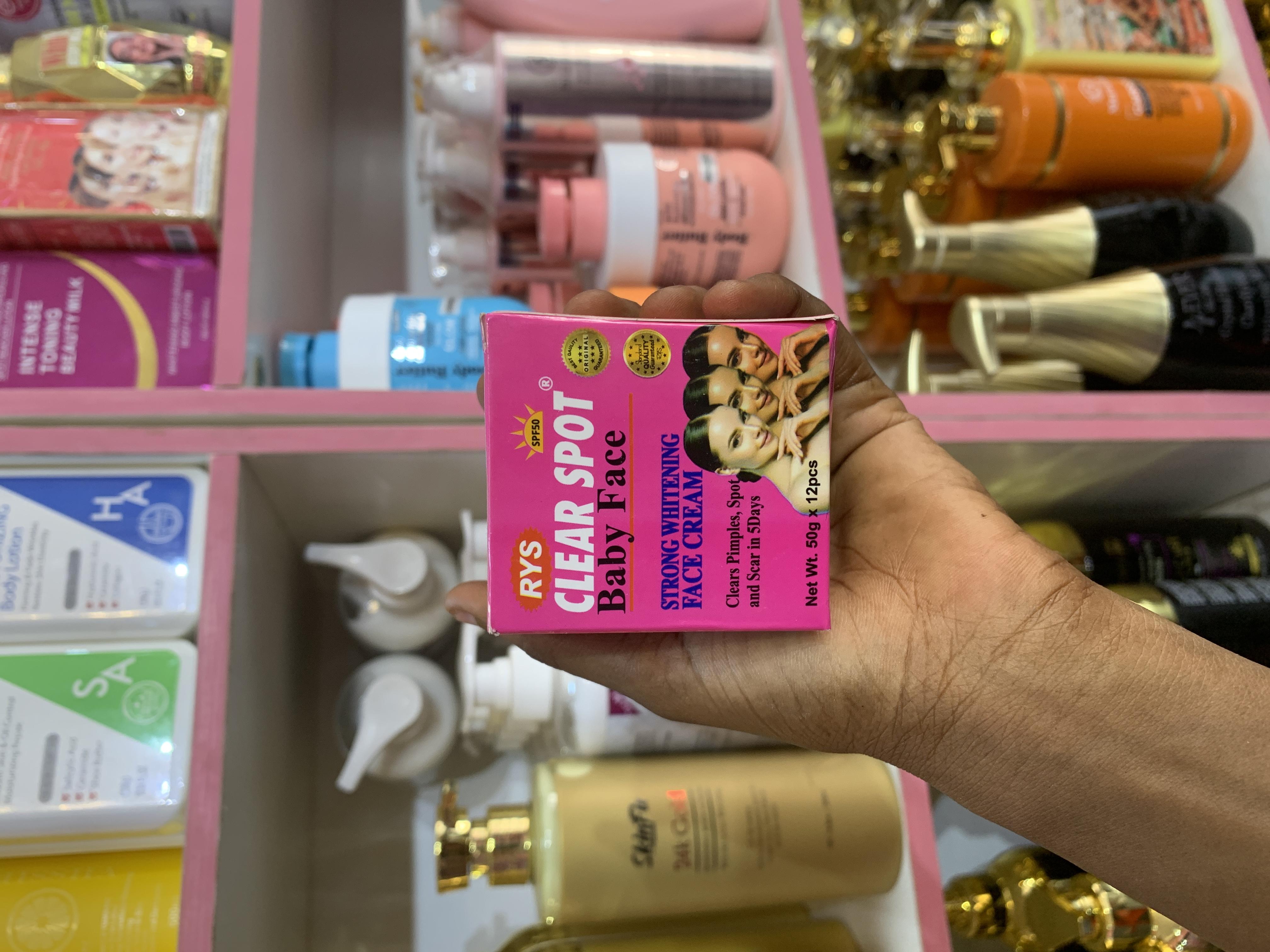 Clear spot baby face cream