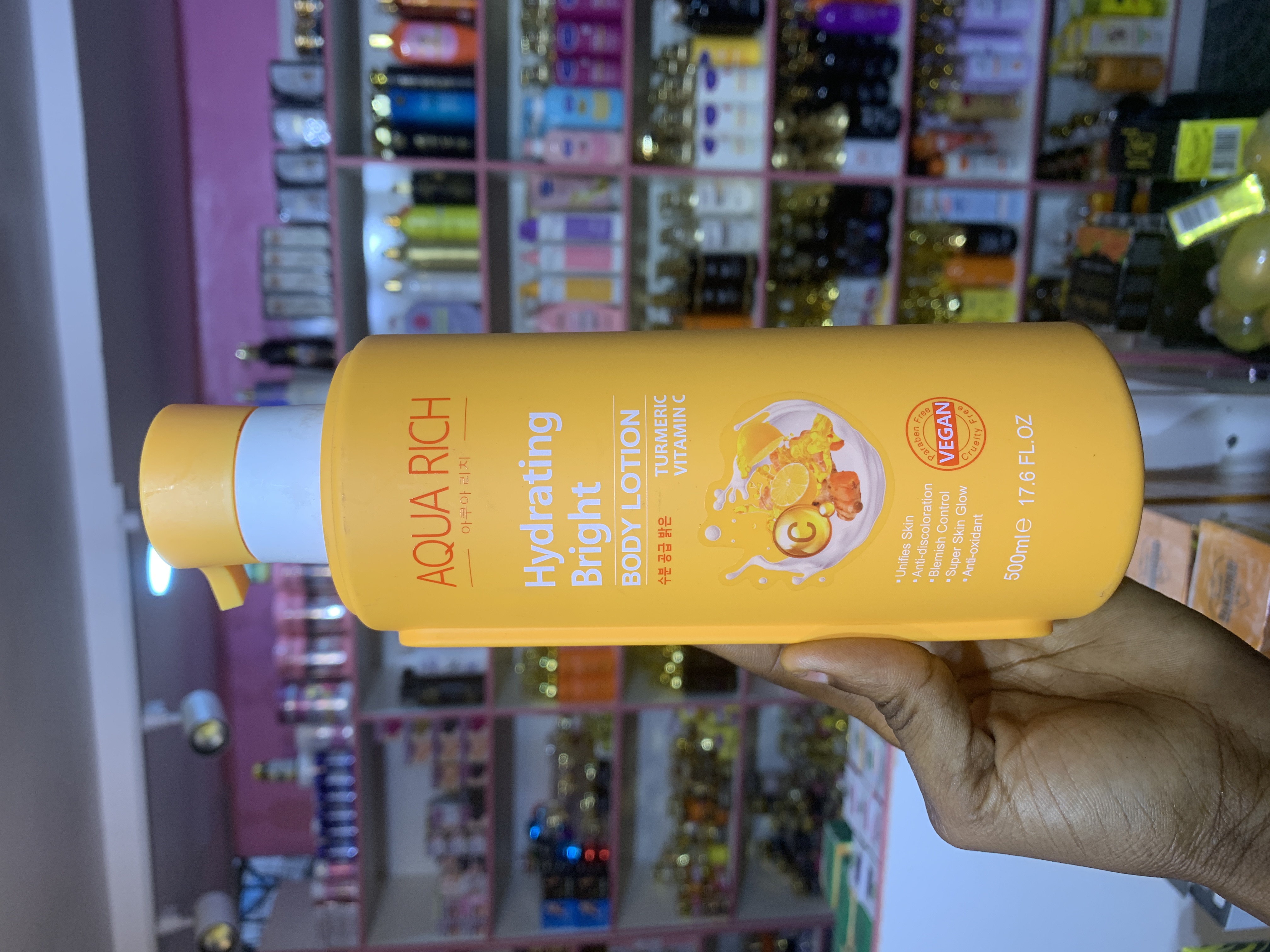 Aqua rich Hydrate and Bright lotion (Orange)